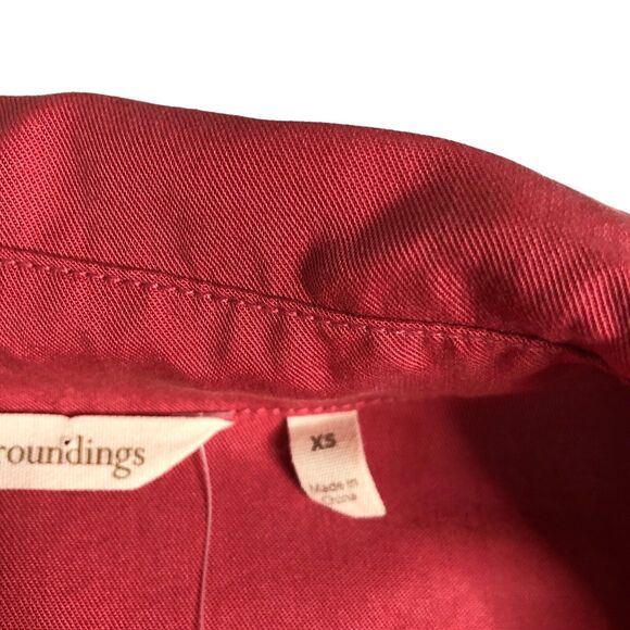 Soft Surroundings Top Womens XS Pink Asymmetrical Washed Tunic Lagenlook Blouse - Picture 6 of 16